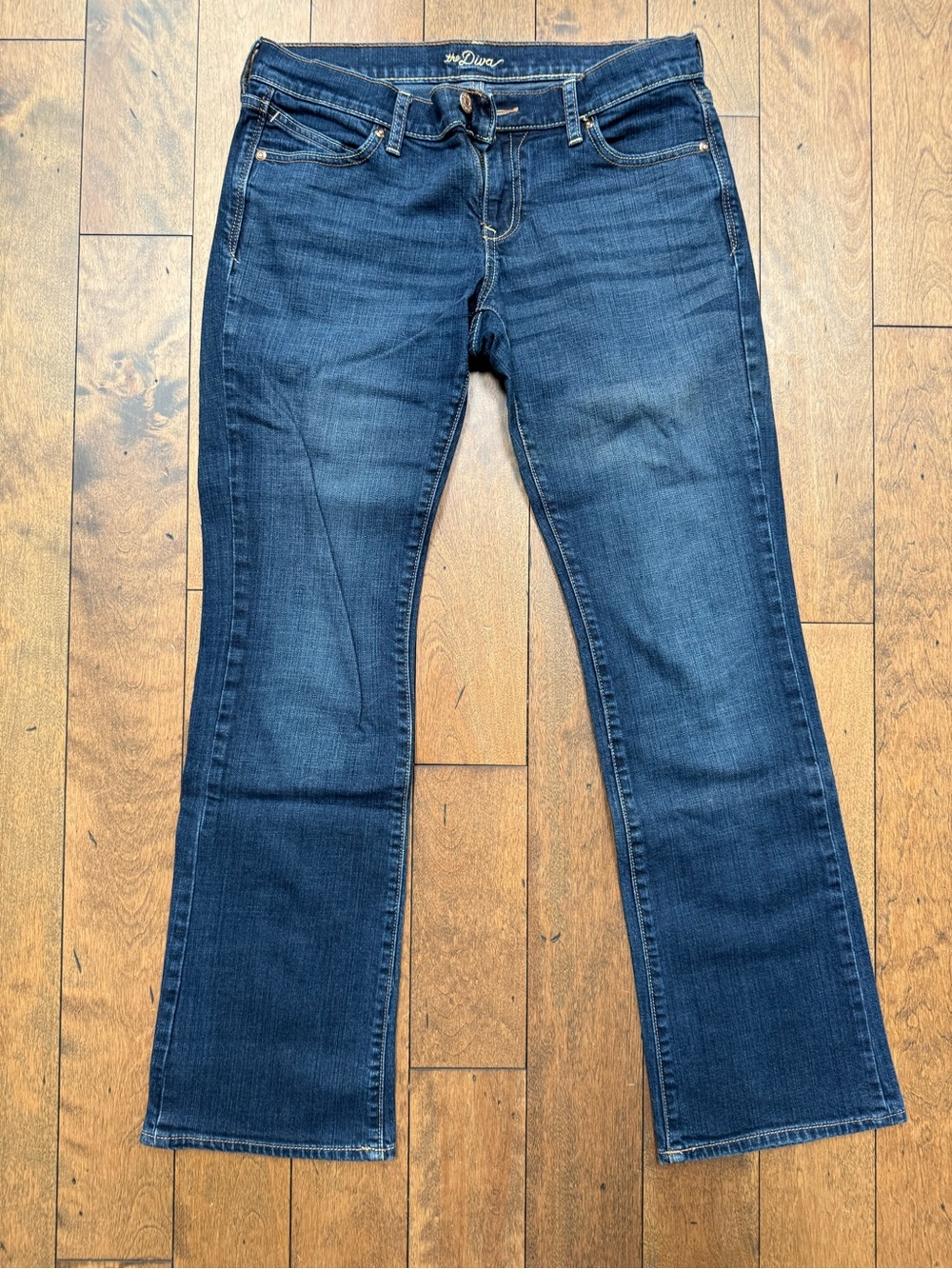 Old Navy The Diva Dark Blue Wide Leg Jeans
